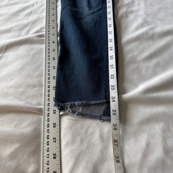 Mother STUNNER Zip Ankle Step‎ Fray Jeans Medium Wash 28 A Trip Down Memory Lane - Picture 14 of 16